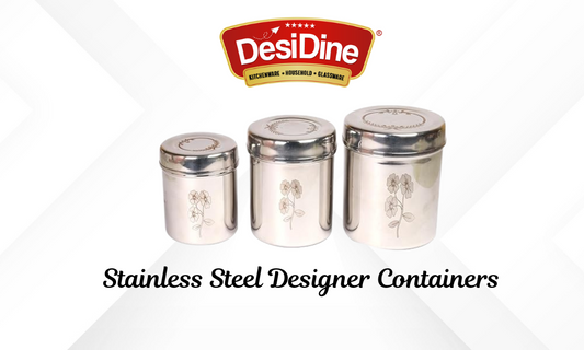 Stylish Storage, Seamless Cleanup: DesiDine's Dishwasher-Safe Containers