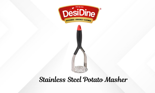 Mash, Press, and Smash with Ease: DesiDine's Stainless Steel Potato Masher