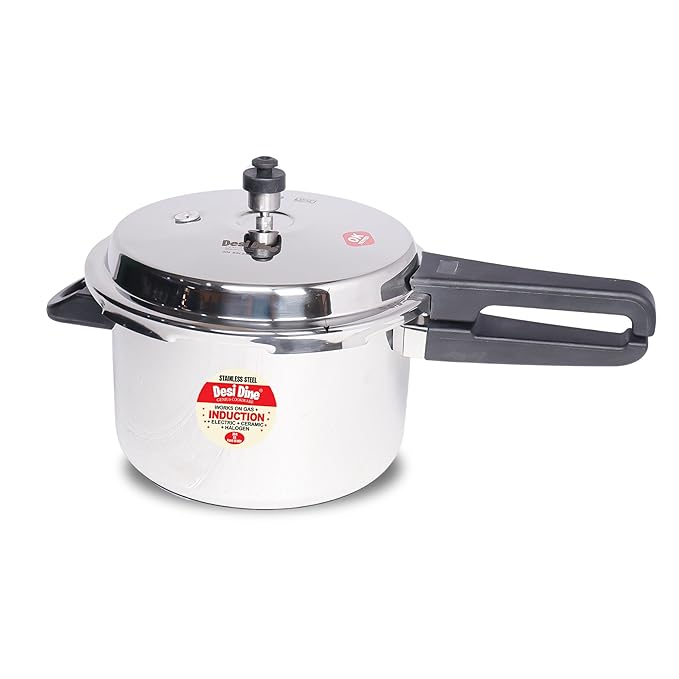 Stainless Steel Outer Lid induction Base Pressure Cooker