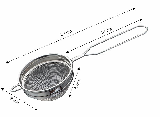 DesiDine Stainless Steel Tea and Coffee Strainer