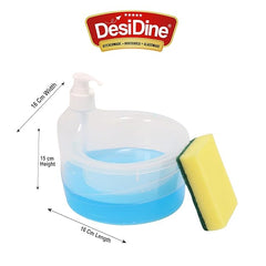 DesiDine Double Layer Soap Dispenser for Kitchen