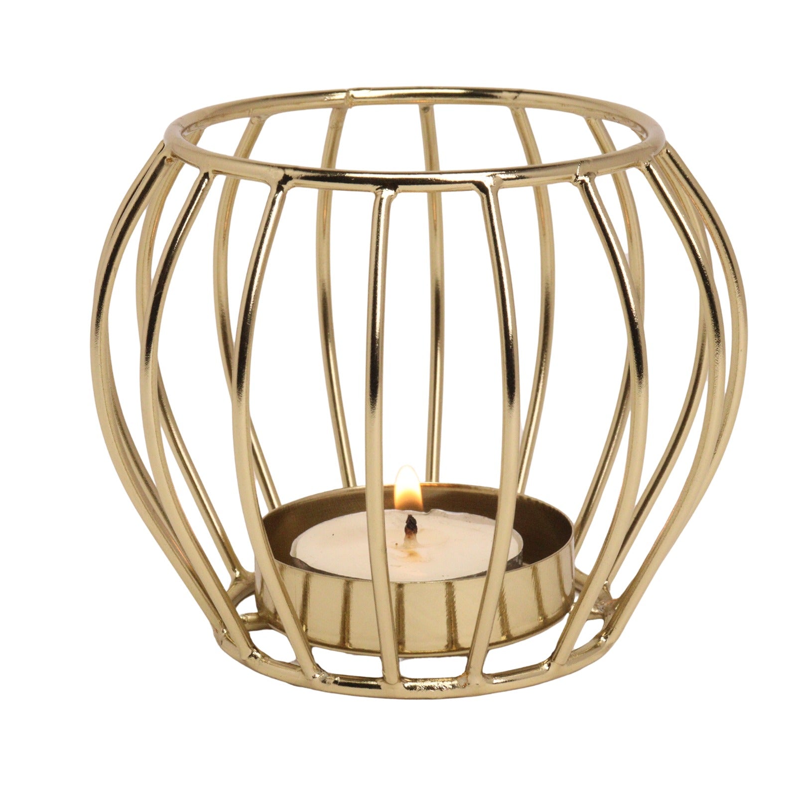 Desidine Gold-Toned Textured Votive Tealight Holder