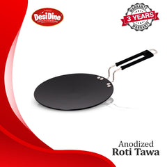 DesiDine Hard Anodised Roti Tawa 10"