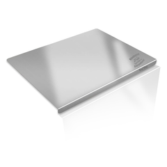 Desidine 304 Stainless Steel Chopping Board | Countertop | Cutting Board with Round Edge