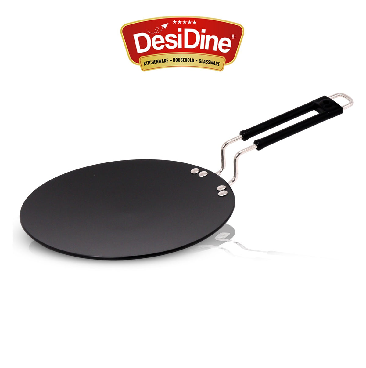 DesiDine Hard Anodised Roti Tawa 10"