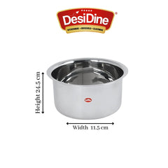 DesiDine Premium Stainless Steel Tope