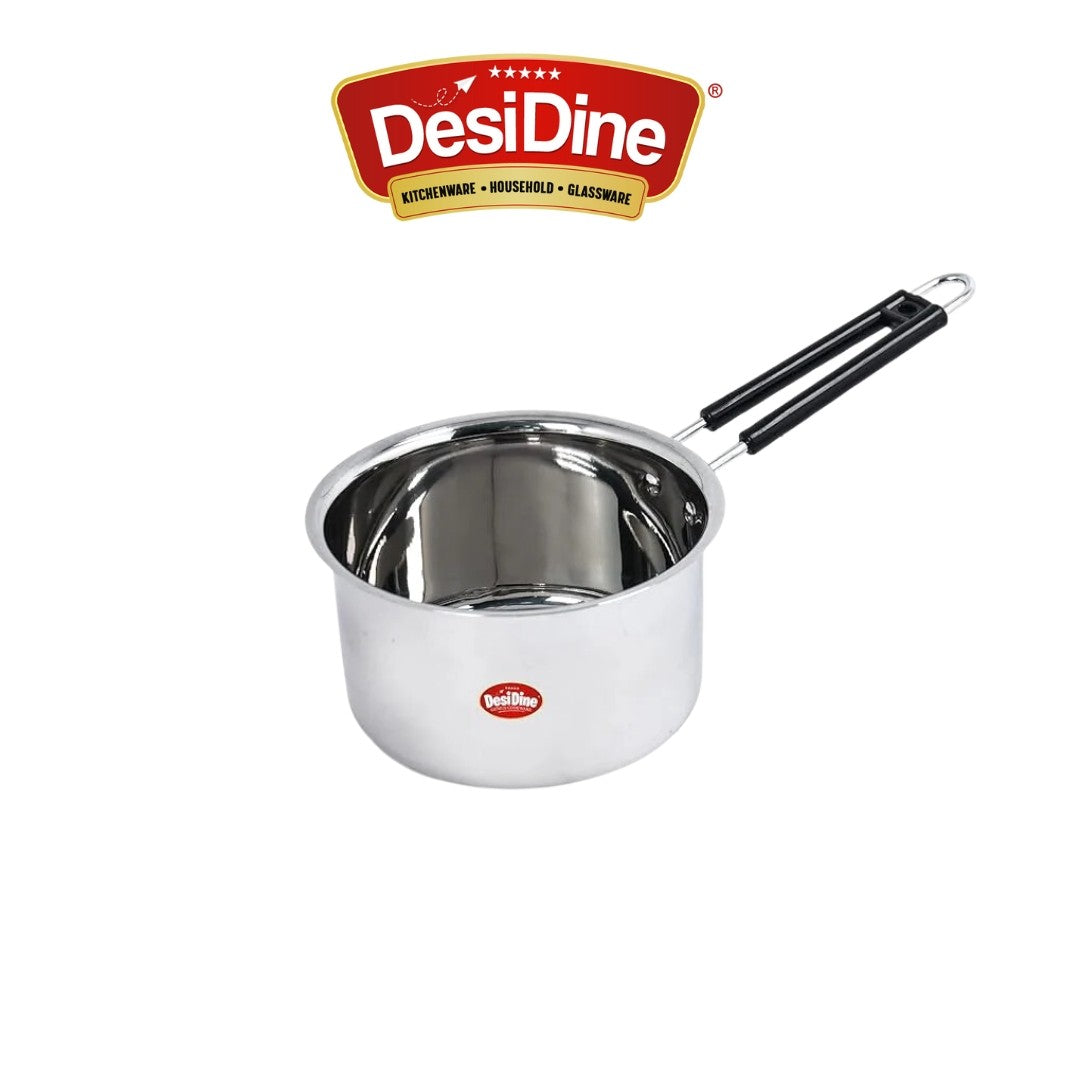 DesiDine Heavy Material Stainless Steel Saucepan