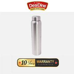 Desidine Single Wall Stainless Steel Water Bottle, 1 Litre