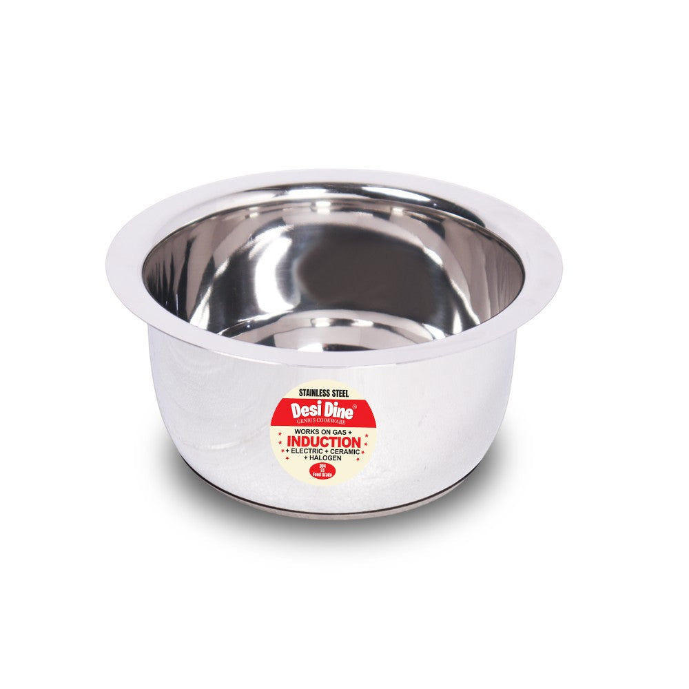 Sandwich Bottom Stainless Steel Tope (1 ,1.5, 2 L) Induction & Gas Base